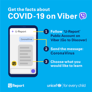 U-Report, COVID-19, Chat Bot, Viber